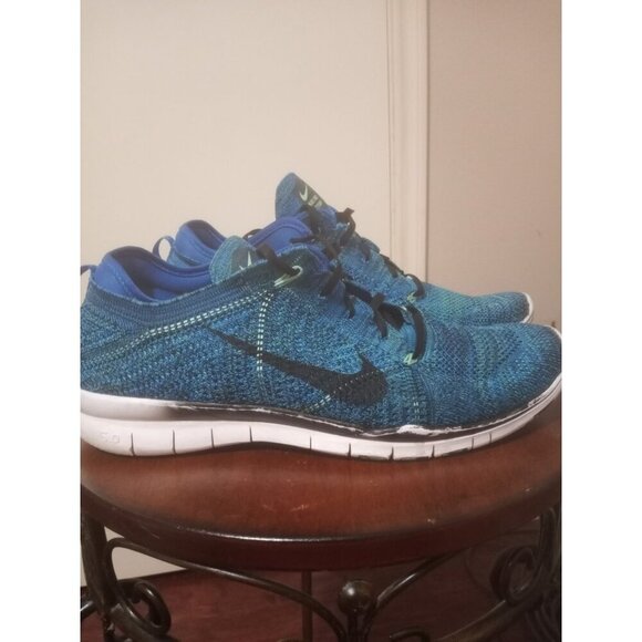 Nike Free TR Flyknit 718785-401 Blue Running Shoes Sneakers Women's Size 11.5 - Picture 1 of 14